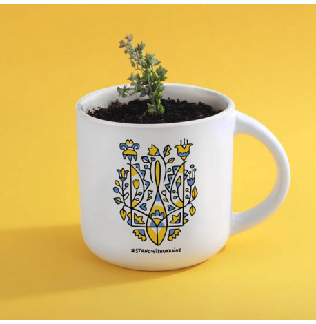 Кружка «Герб України» (350 мл) white