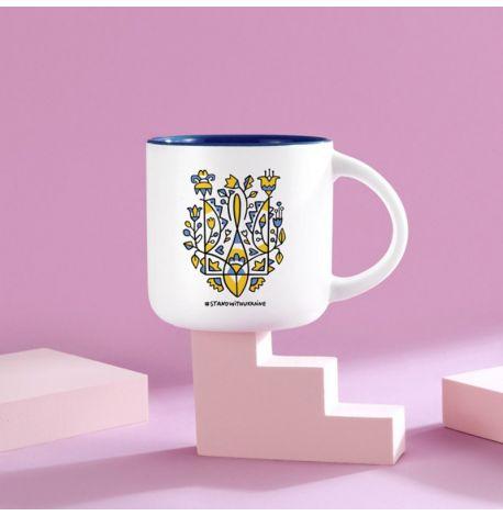 Кружка «Герб України» (350 мл) blue