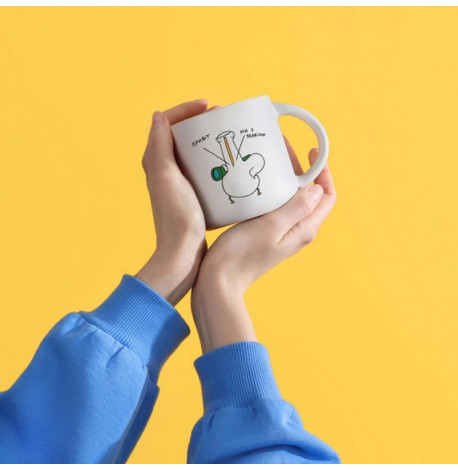 Кружка з Гусем «Ми з України» (350 мл) white