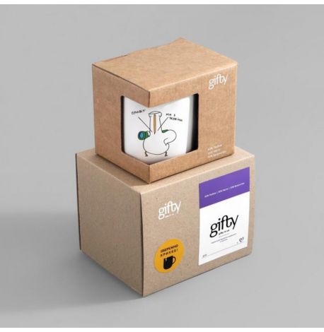 Кружка з Гусем «Ми з України» (350 мл) yellow