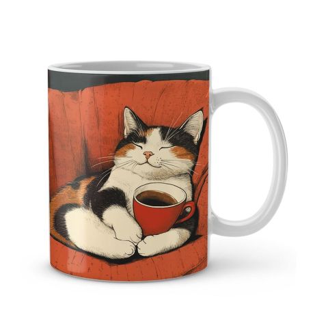 Чашка «Осенний кот» (330 мл) 