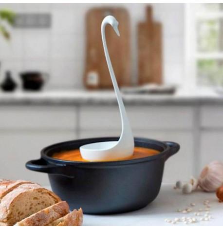 Половник Swanky Ototo (белый)