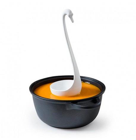 Половник Swanky Ototo (белый)