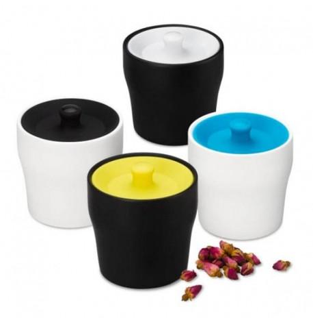 Баночка для специй, чая, кофе Notin PO Selected (черный-желтый)