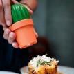 Млинок для перцю або солі Tasty Cactus Qualy (помаранчева-зелена)