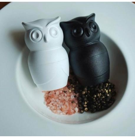 Млинок для перцю або солі Tasty Owl Qualy (білий)