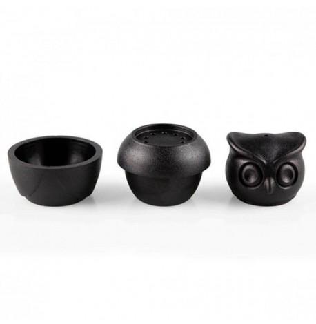 Солонка и перечница Morning Owl Qualy (черная)