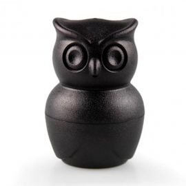 Солонка і перечниця Morning Owl Qualy (чорна)