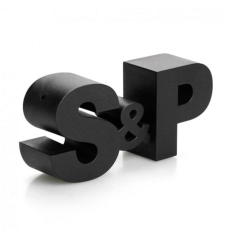 Солонка и перечница S&P Qualy (черные)