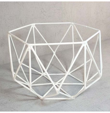 Фруктовниця Geometry (біла)