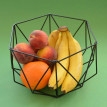 Фруктовница Geometry (черная)
