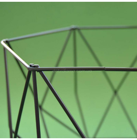 Фруктовница Geometry (черная)