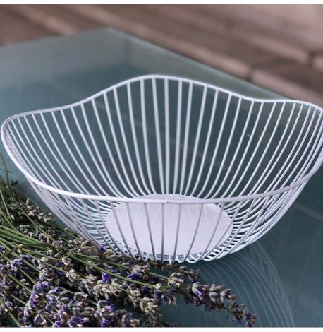 Фруктовница Light wave (белая)