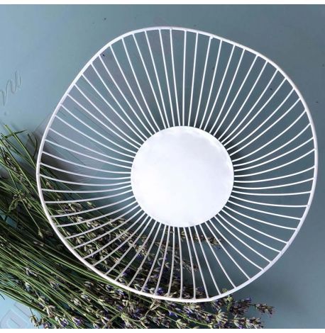 Фруктовница Light wave (белая)