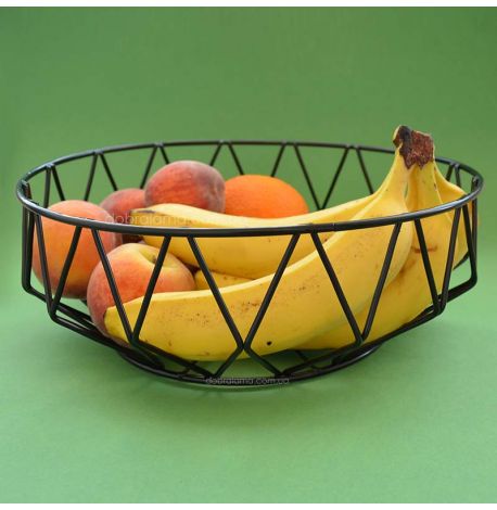 Фруктовница "Ромб" (черная)