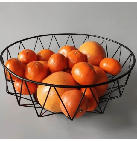Фруктовница "Ромб" (черная)
