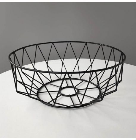 Фруктовница "Ромб" (черная)
