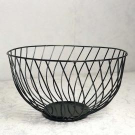 Фруктовница Spiral (черная)