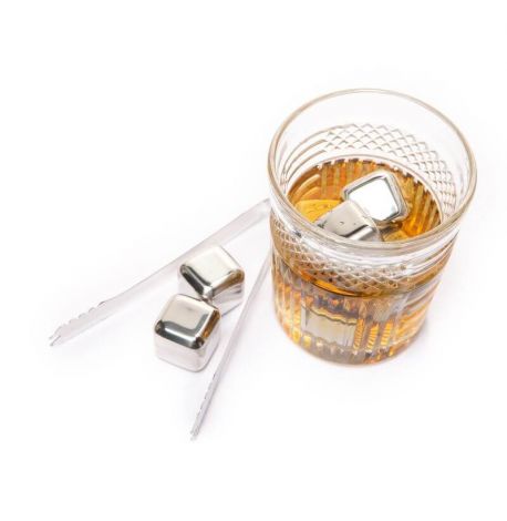 Кубики для виски с щипцами Decanto (8 шт.)