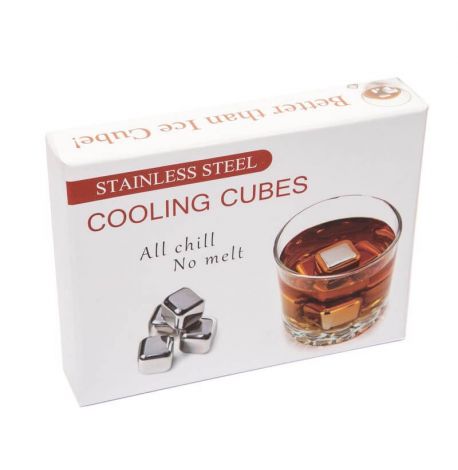Кубики для виски с щипцами Decanto (8 шт.)