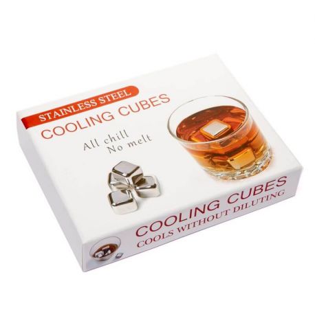 Кубики для виски с щипцами Decanto (8 шт.)