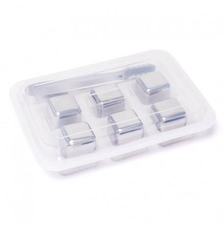 Кубики для виски с щипцами Decanto (6 шт.)