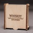 Камни для охлаждения виски WS в деревянной коробке (9 шт.) 