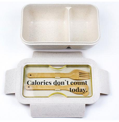 Ланч бокс из пшеничного волокна Calories don't count