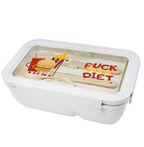 Ланч бокс из пшеничного волокна Fuck your diet