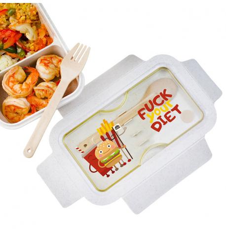 Ланч бокс из пшеничного волокна Fuck your diet