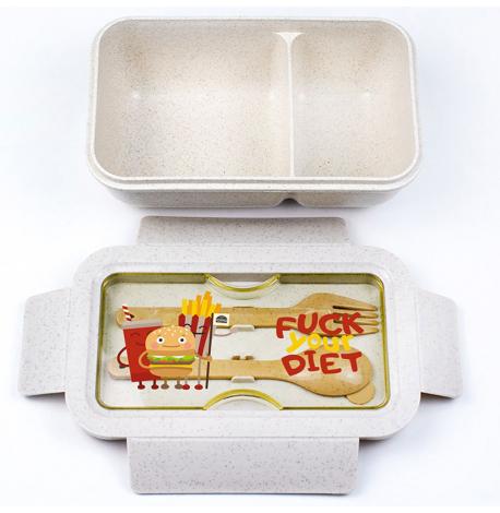 Ланч бокс из пшеничного волокна Fuck your diet