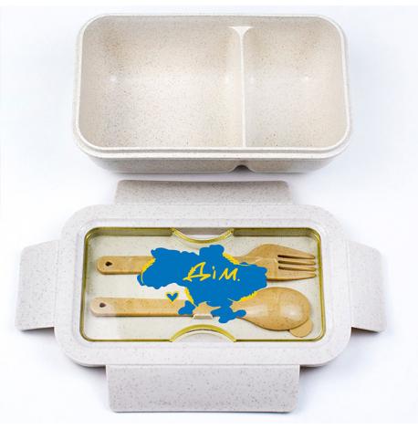 Ланч бокс из пшеничного волокна «Дім»