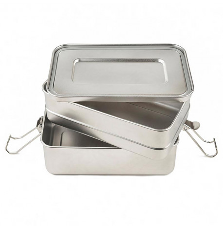 Ланч бокс двох'ярусний сталевий Cheeki The Double Stack 1,2 л