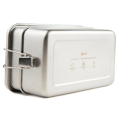 Ланч бокс двох'ярусний сталевий Cheeki The Double Stack 1,2 л