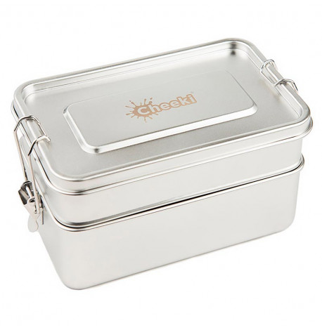 Ланч бокс двох'ярусний сталевий Cheeki The Double Stack 1,2 л