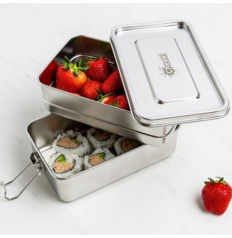 Ланч бокс двох'ярусний сталевий Cheeki The Double Stack 1,2 л