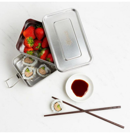 Ланч бокс двох'ярусний сталевий Cheeki The Double Stack 1,2 л