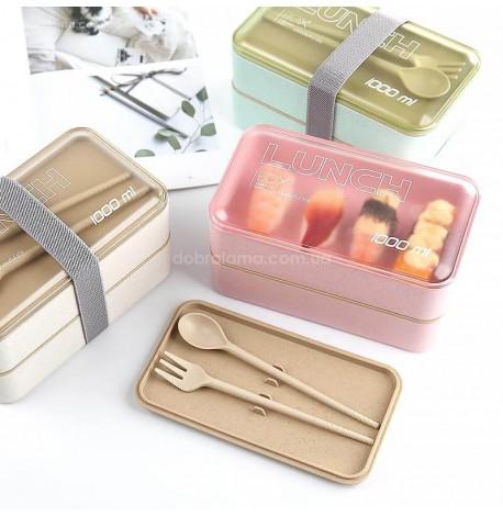 Ланч бокс из пшеничного волокна Wonderful life 1л (зеленый)