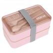 Ланч бокс з пшеничного волокна Wonderful life 1л (рожевий)