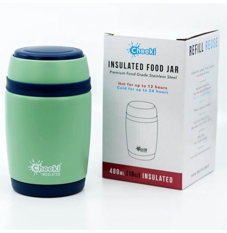Термос для еды Cheeki Food Jar Pistachio (480 мл)