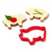 Форма для бутербродов Piggy Party Animals Peleg Design