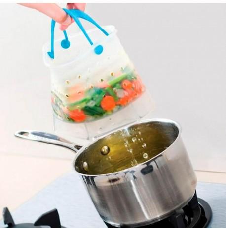 Силиконовый контейнер для варки овощей Vebo Dreamfarm