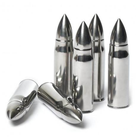 Набор 6-ти стальных пуль для охлаждения виски Decanto