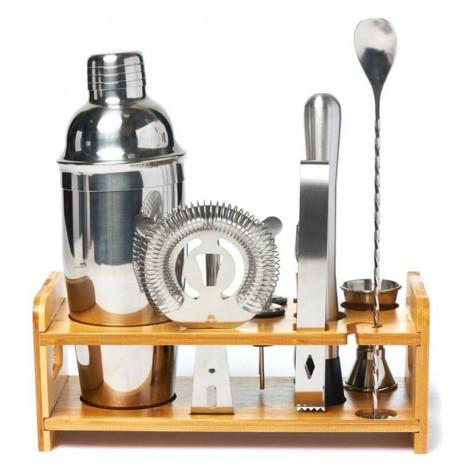 Набір бармена для приготування коктейлів на підставці Decanto