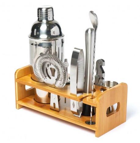 Набір бармена для приготування коктейлів на підставці Decanto