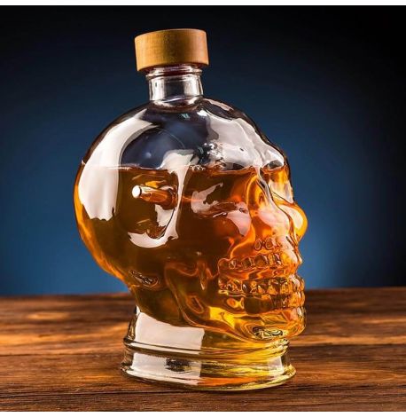 Графин-череп с пулей 7.62 мм (1л)