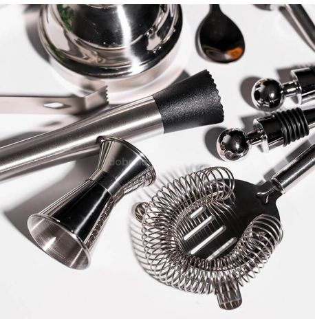 Набір бармена для приготування коктейлів на підставці WS