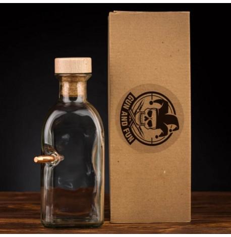 Квадратный графин с пулей 30-06 мм (1л)