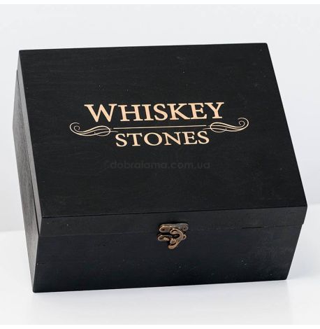 Набір для віскі «Сталевий» №2 Selecta (2 склянки, 6 кубиків для віскі, щипці, мішечок)