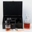 Набір для віскі «Сталевий» №7 Selecta (2 склянки, графін, 6 кубиків для віскі, щипці, мішечок)